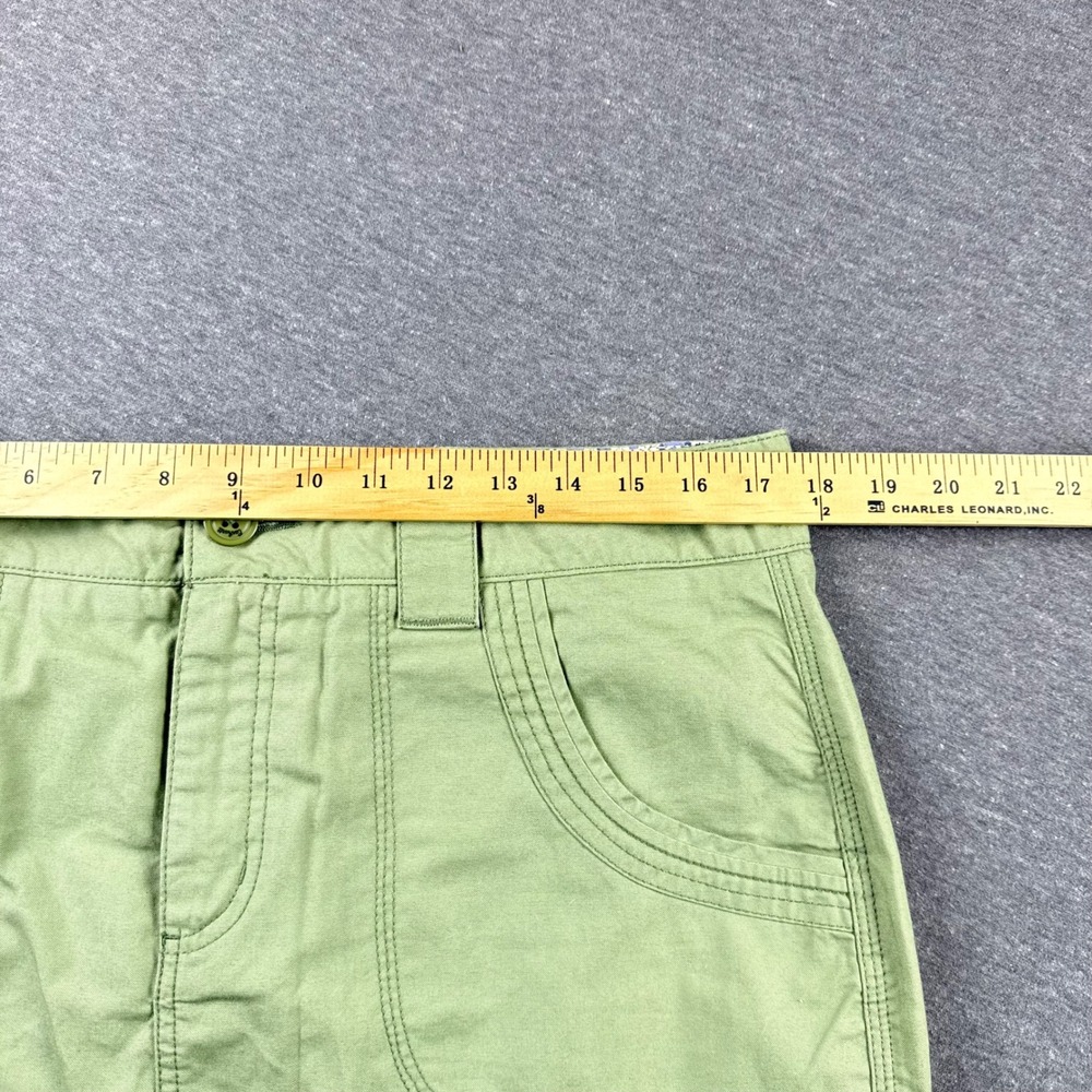 Carhartt Womens Olive Green Cotton Cargo Mini Skirt WB067 Size 12 Utility Canvas - Picture 3 of 7
